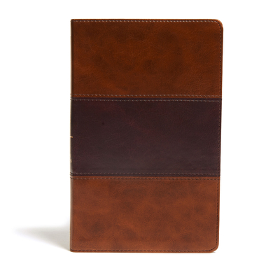 KJV Ultrathin Reference Bible, Saddle Brown LeatherTouch By Holman Bible Publishers Cover Image