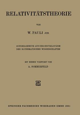 Relativitätstheorie By W. Pauli Cover Image
