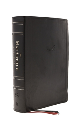 The Esv, MacArthur Study Bible, 2nd Edition, Leathersoft, Black, Thumb Indexed: Unleashing God's Truth One Verse at a Time Cover Image