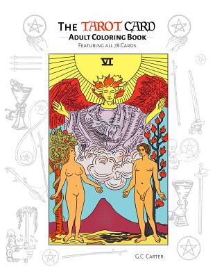 Cover for The Tarot Card Adult Coloring Book