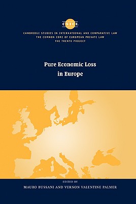 Pure Economic Loss in Europe (Common Core of European Private Law) Cover Image