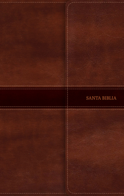 NVI Biblia Ultrafina, marrón símil piel y solapa con imán Cover Image