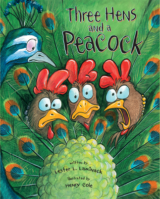 Cover for Three Hens and a Peacock