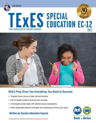 TExES Special Education Ec-12, 2nd Ed., Book + Online (Texes Teacher Certification Test Prep) Cover Image