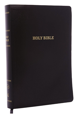 KJV, Reference Bible, Super Giant Print, Leather-Look, Black, Indexed, Red Letter Edition By Thomas Nelson Cover Image