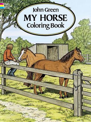 My Horse Coloring Book Cover Image