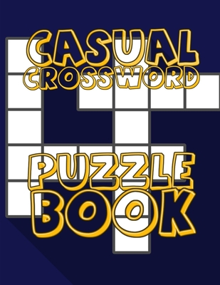 casual crossword puzzle book easy crossword puzzle books for seniors crossword puzzle books for adults large print puzzles with easy medium hard paperback porter square books