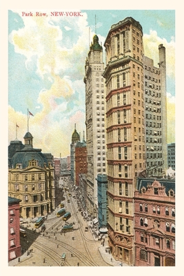 Vintage Journal Park Row, New York City By Found Image Press (Producer) Cover Image