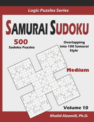 Samurai Sudoku: 500 Medium Sudoku Puzzles Overlapping into 100 Samurai Style Cover Image
