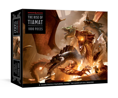 The Rise of Tiamat Dragon Puzzle (Dungeons & Dragons): 1000-Piece Jigsaw Puzzle Featuring the Queen of Evil Dragons: Jigsaw Puzzles for Adults By Official Dungeons & Dragons Licensed Cover Image