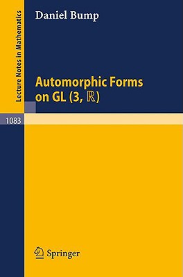 Automorphic Forms on Gl (3, Tr) (Lecture Notes in Mathematics #1083) Cover Image