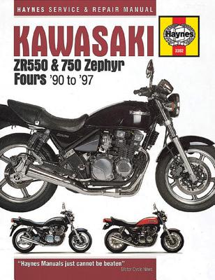 Kawasaki ZR550 & 750 Zephyr Fours '90 to '97 (Haynes Service & Repair Manual) Cover Image