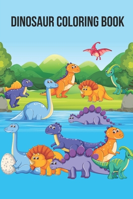 Dinosaur Coloring Books for Kids Ages 4-8: Art Activity Book for