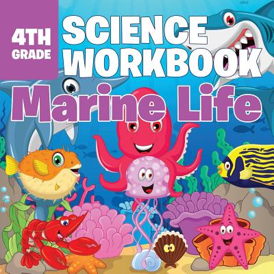 4th Grade Science Workbook: Marine Life Cover Image