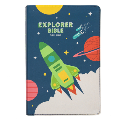 CSB Explorer Bible for Kids, Blast Off LeatherTouch, Indexed By CSB Bibles by Holman Cover Image