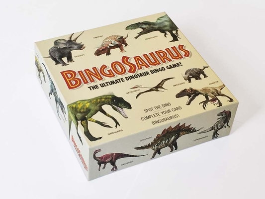 Bingosaurus: The Ultimate Dinosaur Bingo Game! Cover Image