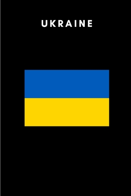 Ukraine: Country Flag A5 Notebook to write in with 120 pages Cover Image