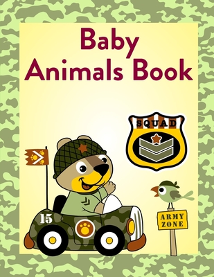 Baby Animals Book: Coloring Book, Relax Design for Artists with fun and easy design for Children kids Preschool (Paperback) | Hooked Baby Animals Book: Coloring Book, Relax Design for Artists with fun and easy design for Children kids Preschool (Paperback) | Hooked