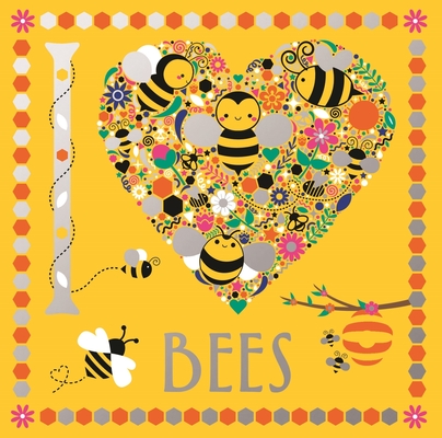 I Heart Bees (I Heart Pocket Colouring #21) Cover Image