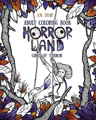 Adult Coloring Book: Horror Land Girls of Terror (Book 2) Cover Image