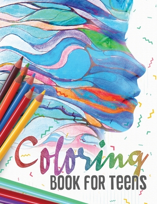 Teens Flower Colouring Book By Drake Maze Cover Image