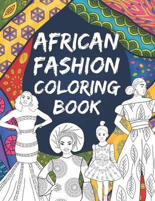 Black Girl Fashion Coloring Book