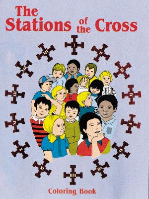 Stations of Cross Color & Activity (5pk) (New Coloring Books!) By Maria Dateno, Virginia Richards (Illustrator) Cover Image