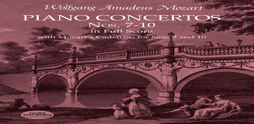 Piano Concertos Nos. 7-10 in Full Score: With Mozart's Cadenzas Cover Image
