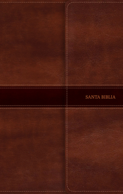 NVI Biblia Ultrafina, marrón símil piel con índice y solapa con imán Cover Image