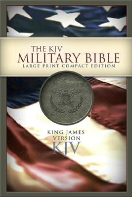 KJV Large Print Compact Military Bible Cover Image