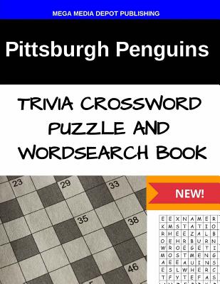 Pittsburgh Penguins Trivia Crossword Puzzle and Word Search Book Cover Image
