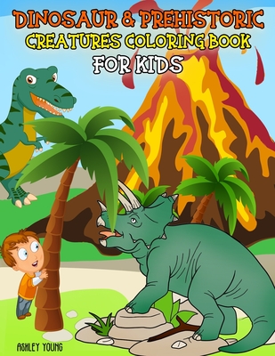 Dinosaur Coloring Books For Kids 3-8: A Kids coloring with fun and