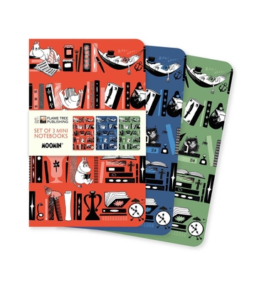 Moomin Bookshelves Set of 3 Mini Notebooks (Mini Notebook Collections)