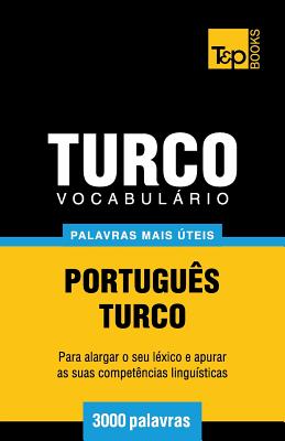 Vocabulário Português-Turco - 3000 palavras mais úteis Cover Image