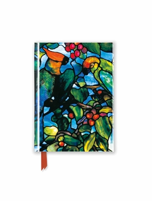 Tiffany: Parrots Transom (Foiled Pocket Journal) (Flame Tree Pocket Notebooks) By Flame Tree Studio (Created by) Cover Image