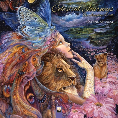 Celestial Journeys by Josephine Wall Wall Calendar 2024 (Art Calendar) By Flame Tree Studio (Created by) Cover Image