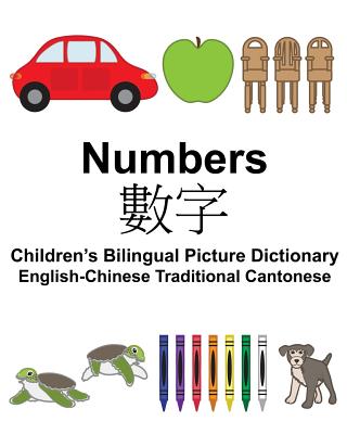 English-Chinese Traditional Cantonese Numbers Children's Bilingual Picture Dictionary Cover Image