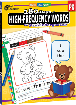 180 Days of High-Frequency Words for Prekindergarten: Practice, Assess, Diagnose (180 Days of Practice) Cover Image