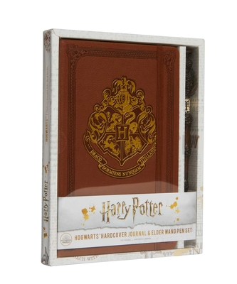 Harry Potter: Hogwarts Hardcover Journal and Elder Wand Pen Set Cover Image