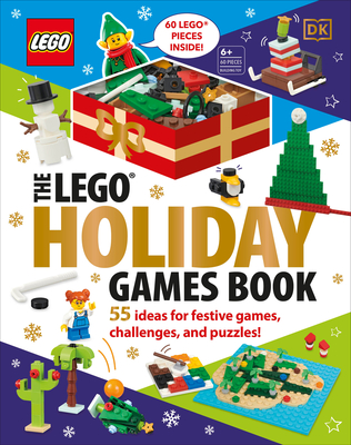 The LEGO Holiday Games Book: 55 Festive Brainteasers, Games, Challenges, and Puzzles Cover Image