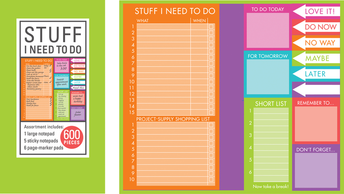 Book of Sticky Notes: Stuff I Need to Do - Brights By New Seasons, Publications International Ltd Cover Image