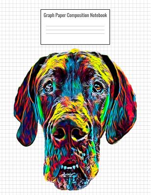 Graph Paper Composition Notebook: Quad Ruled 5 Squares Per Inch, 110 Pages, Great Dane Dog Cover, 8.5 X 11 Inches / 21.59 X 27.94 CM