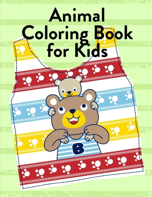 Animal Coloring Book For Kids: An Adorable Coloring Christmas Book with Cute Animals, Playful Kids, Best for Children Cover Image