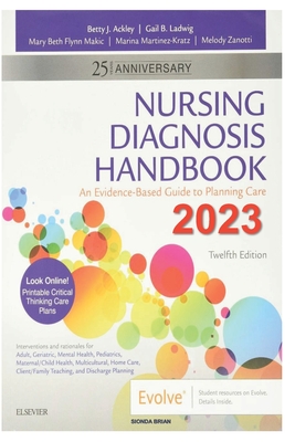 Nursing Diagnosis 2023: An Evidence Based Planning Care Guide Cover Image
