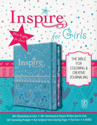 Inspire Bible for Girls NLT By Tyndale (Created by), Carolyn Larsen (Notes by) Cover Image