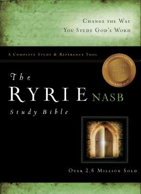 The Ryrie NAS Study Bible Bonded Leather Burgundy Red Letter (New American Standard 1995 Edition) Cover Image