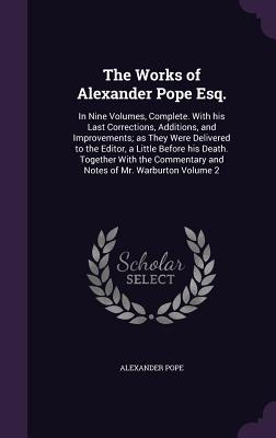 Cover for The Works of Alexander Pope Esq.