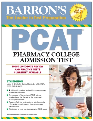 PCAT: Pharmacy College Admission Test (Barron's Test Prep) Cover Image