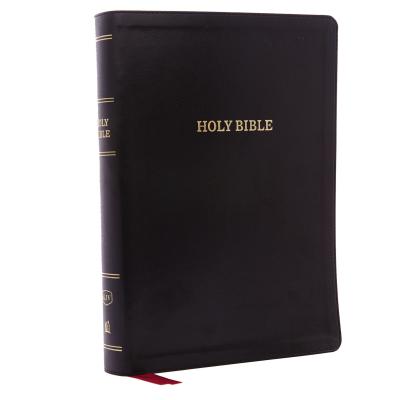 KJV, Deluxe Reference Bible, Super Giant Print, Imitation Leather, Black, Red Letter Edition By Thomas Nelson Cover Image