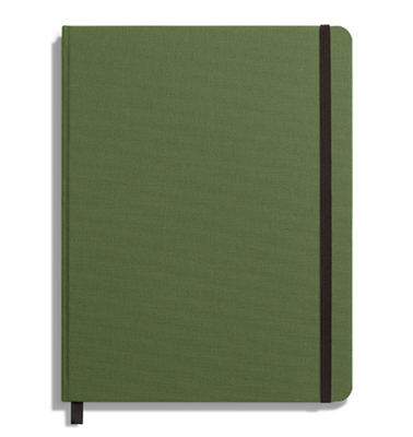 Shinola Journal, HardLinen, Ruled, Olive (7x9)